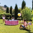thumbnail image 6 of INTEX Round Metal Frame 8ft x 30in Above Ground Swimming Pool, Pink, 6 of 10