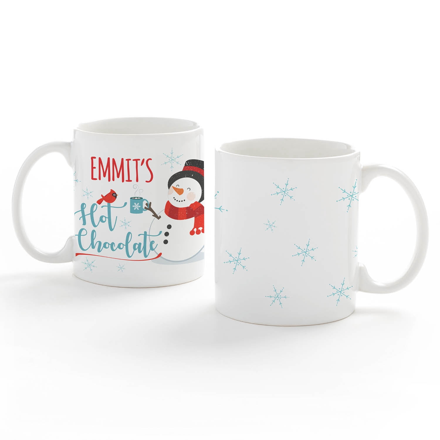 Snowman's Hot Chocolate Personalized Mug