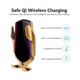 thumbnail image 4 of axGear Wireless Car Charger Holder Mount Luxury Auto-Clamping Qi Fast Charging Sensor, 4 of 6