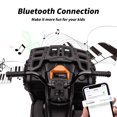 thumbnail image 3 of Hikiddo 24V Ride on Toys, Kids ATV 4-Wheeler for Big Kids with 2 Seater, 400W Motor, Bluetooth - Orange, 3 of 9
