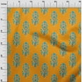 thumbnail image 2 of oneOone Organic Cotton Poplin Twill Fabric Leaves & Floral Block Decor Fabric Printed BTY 42 Inch Wide, 2 of 4