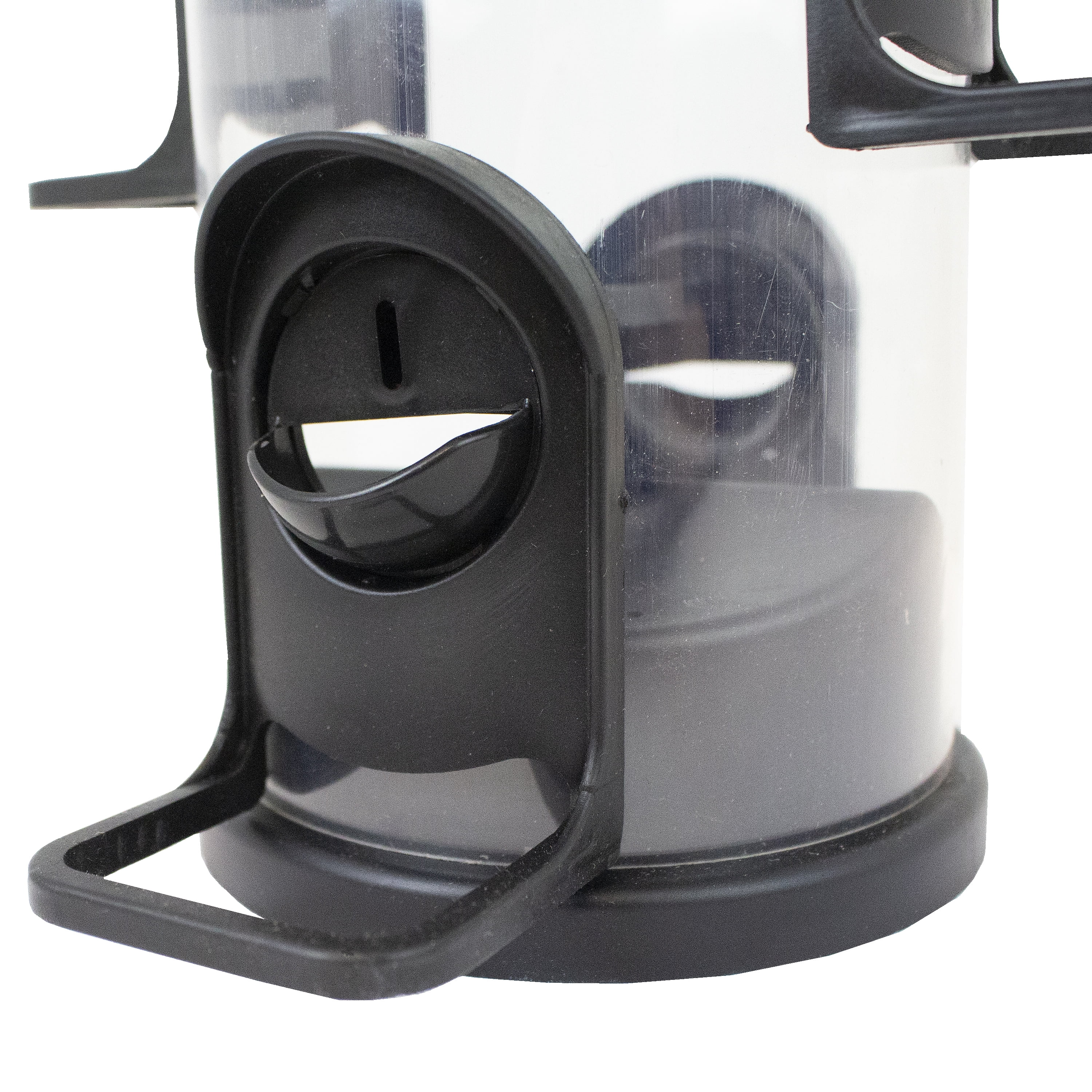 Perky-Pet Black 2-in-1 XL Wild Bird Tube Feeder - 4lb Capacity
