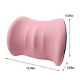 thumbnail image 3 of CASAFUN Car Lumbar Seat Cushion Driver Lumbar Cushion support Driving Waist Protection Driver Seat Backrest for Lower Back Pain Relief Lumbar Support Pillow for Car Office Chair, 3 of 8