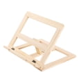 thumbnail image 1 of Soporte de madera para libros, soporte ajustable para libros, soporte de lectura, soporte para libros de recetas, soporte para libros de cocina para niños y adultos, clip de madera para el hogar, 1 of 12
