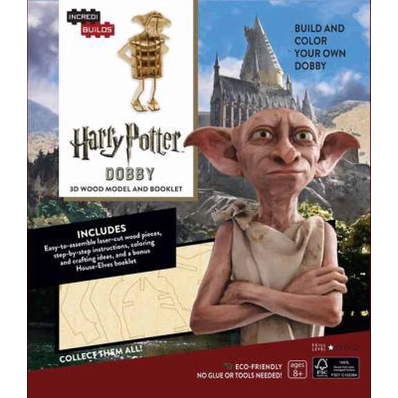 Pre-Owned IncrediBuilds: Harry Potter: Dobby 3D Wood Model and Booklet (Paperback) 1682980294 9781682980293