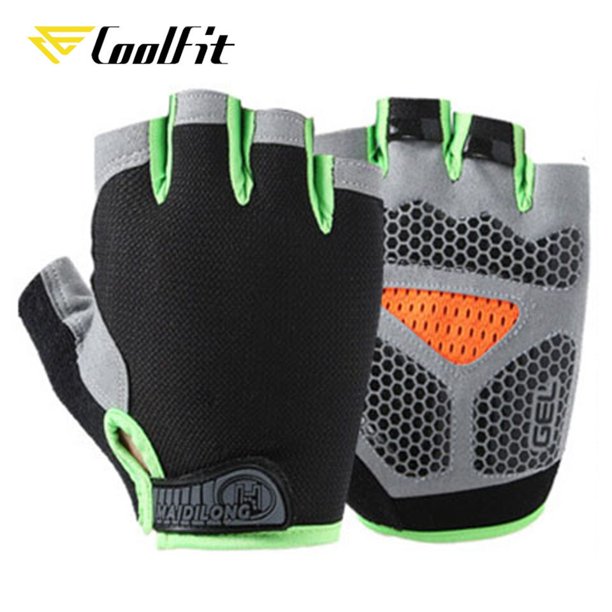 CoolFit-guantes de silicona transpirables para Fitness, mancuernas para gimnasio, levantamiento de pesas, Crossfit, culturismo Fivean Guantes deportivos
