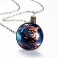 thumbnail image 6 of Cat Necklace Personalized Custom Photo Round Pendant Adjustable Stainless Steel Necklaces with Gift Box for Men Women Mothers Valentine's Jewelry Gift, 6 of 6