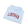 thumbnail image 4 of Lineman Hoodie Gifts Hooded Sweatshirt Pullover Shirt, 4 of 4