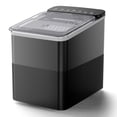 thumbnail image 2 of Simzlife Ice Maker Countertop, 9 Cubes Ready in 6 Mins, 26lbs in 24Hrs, Self-Cleaning Ice Machine with Ice Scoop and Basket, 2 Sizes of Bullet Ice for Home Kitchen Office Bar Party, 2 of 11