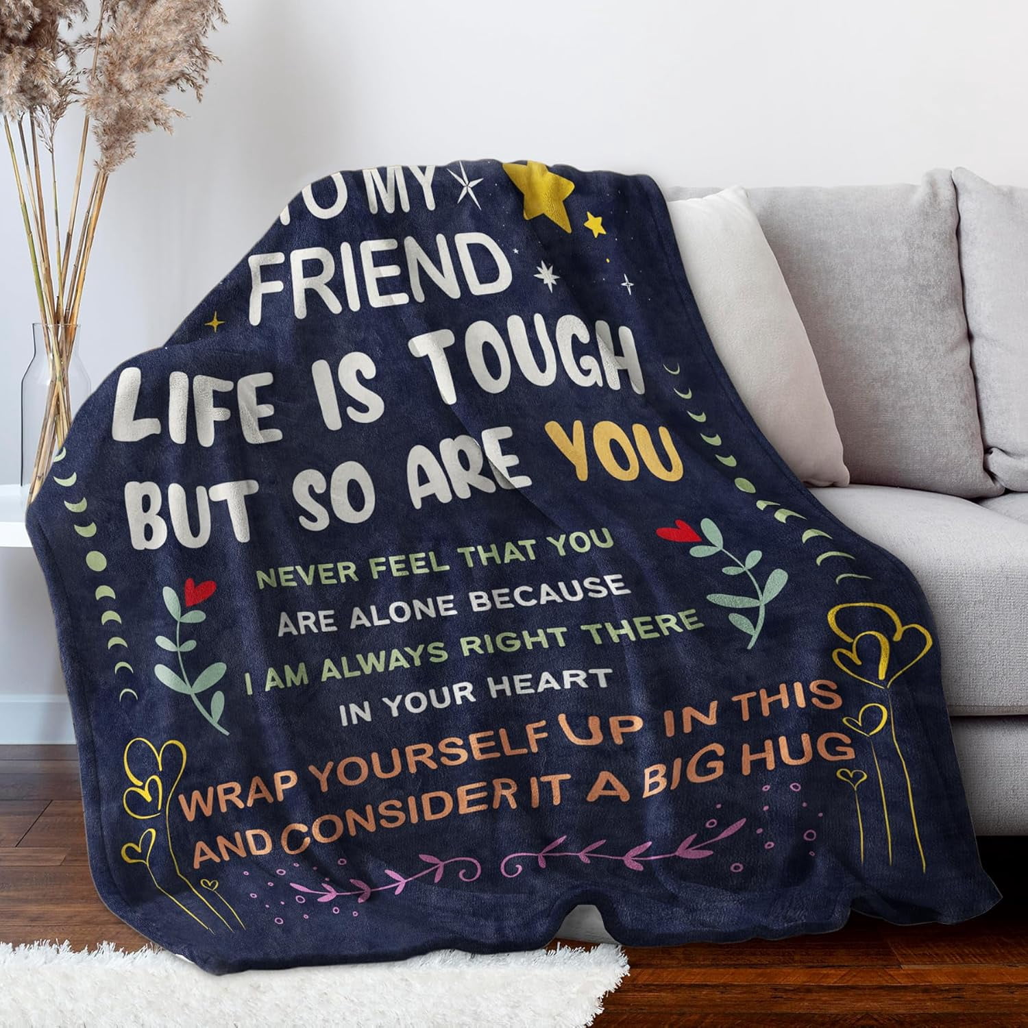 Best Friend Birthday Gifts for Women, Friendship Gifts for Women, Soul Sister, BBF, Bestie, Gift for Friends Female, to My Friend Blanket