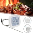 thumbnail image 4 of yuksok Waterproof Food Thermometer Meat Thermometer with Brackets Touch Screen White, 4 of 8