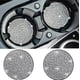 thumbnail image 1 of Bling Portavasos Coche 2 Piezas Accesorios Interiores Cristal Rhinestone Universal 2.77 Pulgadas Insertar Posavasos Silicona Antideslizante, Diamante Blanco JM, 1 of 5