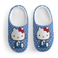thumbnail image 3 of Kids Slippers Hello Kitty House Slippers Warm Soft Plush Slipper Anti-Slip Winter Fluffy House Shoes for Boys Girls, 3 of 7