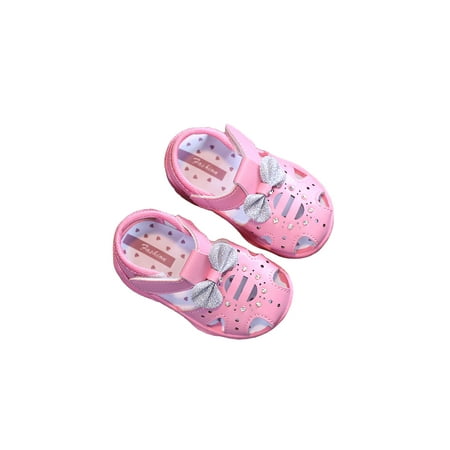 

JINSIJU Summer Infant Soft Soled Squeaky Shoes Baby Sandals Princess Shoes