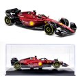 thumbnail image 2 of Bburago-Coche de aleación fundido a presión, modelo de coche de juguete coleccionable, último F1 2022, F1-75 Scuderia Ferrari, 16 #, Leclerc 55 # Sainz, regalo 1:43 Fivean unisex, 2 of 2