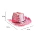 thumbnail image 2 of Adornos navideños, adornos para árbol de Navidad, regalos navideños con luces LED, sombrero de vaquero rojo, sombrero de vaquero occidental, sombrero rojo de Papá Noel con luces, perchero, 2 of 5