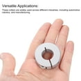 thumbnail image 4 of 8 Packs Single Split Clamp-On Shaft Collar 16mm Bore One-Piece Clamping Collar, 35mm OD, 12mm Thickness, Aluminum Alloy, 4 of 5