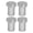 Silver, variant on Riousery 4PCS Woodworking Desktop Limit Blocks Multifunctional Workbench Peg Brake Stops 20mm 0.8in Diameter Silver Aluminum Alloy Bench Dogs Table Tools