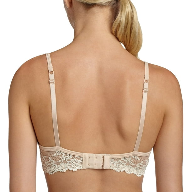 Wacoal Embrace Lace Petite Padded Push Up Bra in Natural Nude