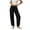 Black, variant on Athletic Pants for Women Elastic Waist Drawstring Breathable Workout Pants Sports Casual Trousers with Pockets