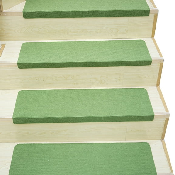 4Pcs Soundproof Stair Mat Home Warm Stair Mat Tread Mat Self Adhesive Non Slip Step Sticker Glow in the Dark Carpet Type 3