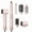 Pink & Gold, variant on 6-in-1 Hot Air Styler Kit, Professional Hair Dryer Brush Set with 6 Interchangeable Attachments, Ionic Multi-Styler for Drying, Straightening, Curling & Volumizing
