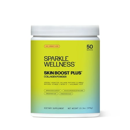 Sparkle Wellness Skin Boost Plus (Acai Lemonade) [50 Serves] Collagen Powder Supplement