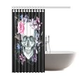 thumbnail image 2 of ARTJIA Sugar Skull Flowers Day of The Dead Home Decor 66x72 Inches Polyester Fabric Shower Curtain Bathroom Sets, 2 of 3