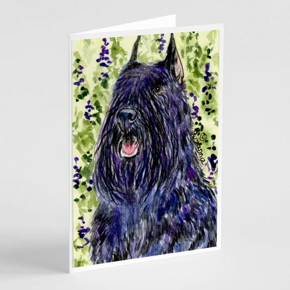 Bouvier des Flandres Greeting Cards and Envelopes Pack of 8