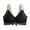 Black, variant on Aoochasliy Wireless Bras for Women Push Up Bra Ultra-thin Cup No Steel RingUnderwire Bras Gathered Sleep Bra