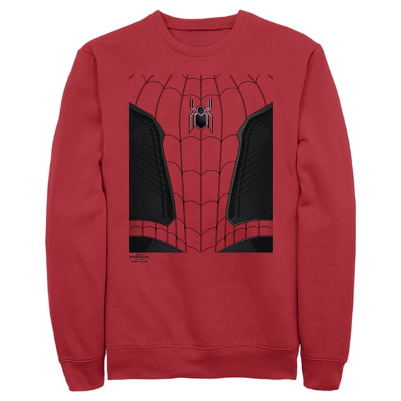 Men's Marvel Spider-Man: No Way Home New Suit Sweatshirt Red 2X Large
