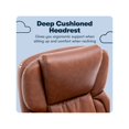 thumbnail image 4 of Serta Garret Executive Office Chair Cognac Bonded Leather, 4 of 8