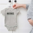 thumbnail image 5 of Security for My Little Brother Romper Boys or Girls Infant Baby Brisco Brands 24M, 5 of 6