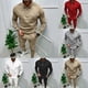 thumbnail image 5 of Mens Tracksuits 2 Piece Outfit Sweat Suit Casual Jogging Athletic Set Fleece, 5 of 8