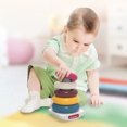 thumbnail image 3 of Juguete de aprendizaje temprano para el desarrollo sensorial con 5 anillos de colores para bebés y niños pequeños, 3 of 9
