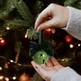 thumbnail image 4 of Elegant Velvet Ribbon Ironwork Miniature Pendant Decorations For Festive Family Celebrations And Home, 4 of 4