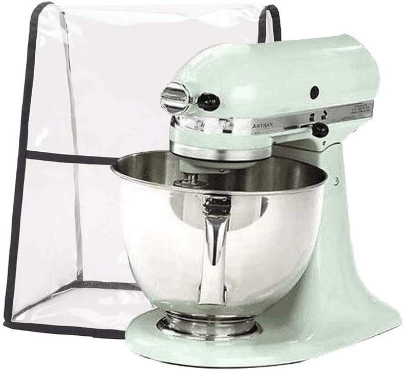 Stand Mixer Cloth Cover Kitchen Aid Mixer Cover Universal Size Compatible Wth 6-8 Quart Kitchen Mixers Blue, Fits for All 6-8 Quart Kitchen Appliance Dustproof Cover with Pockets 