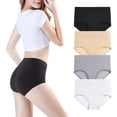 thumbnail image 1 of Culottes Taille Haute en Viscose pour Femmes, Douces et Respirantes, Culottes Couvrantes, 1 of 5