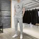thumbnail image 2 of Ropa para hombre, trajes deportivos estampados, ropa deportiva, camisetas, pantalones gráficos para hombre, conjuntos, chándal blanco, top informal, moda, corte regular, barato, 2 of 5