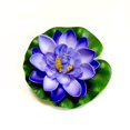 thumbnail image 5 of Flor de loto grande de espuma flotante de agua para decoración de estanque, juego de 5 flores de loto flotantes artificiales, almohadillas de lirio de agua realistas falsas, 5 of 5