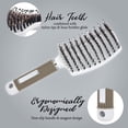 thumbnail image 1 of Cepillo de cerdas de nailon para desenredar, cepillo para desenredar el cabello, peine para masaje del cuero cabelludo para mujeres oso de fresa Electrónica, 1 of 3