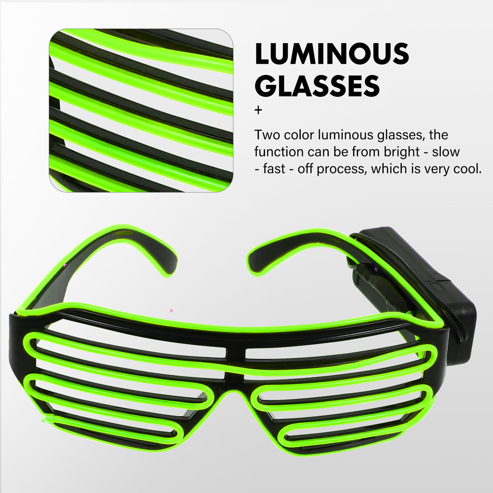 20 Pairs Neon Colors Sunglasses Party Favor Goody Bag Favors Supplies Unisex for Graduation Mardi Gras Holidays 