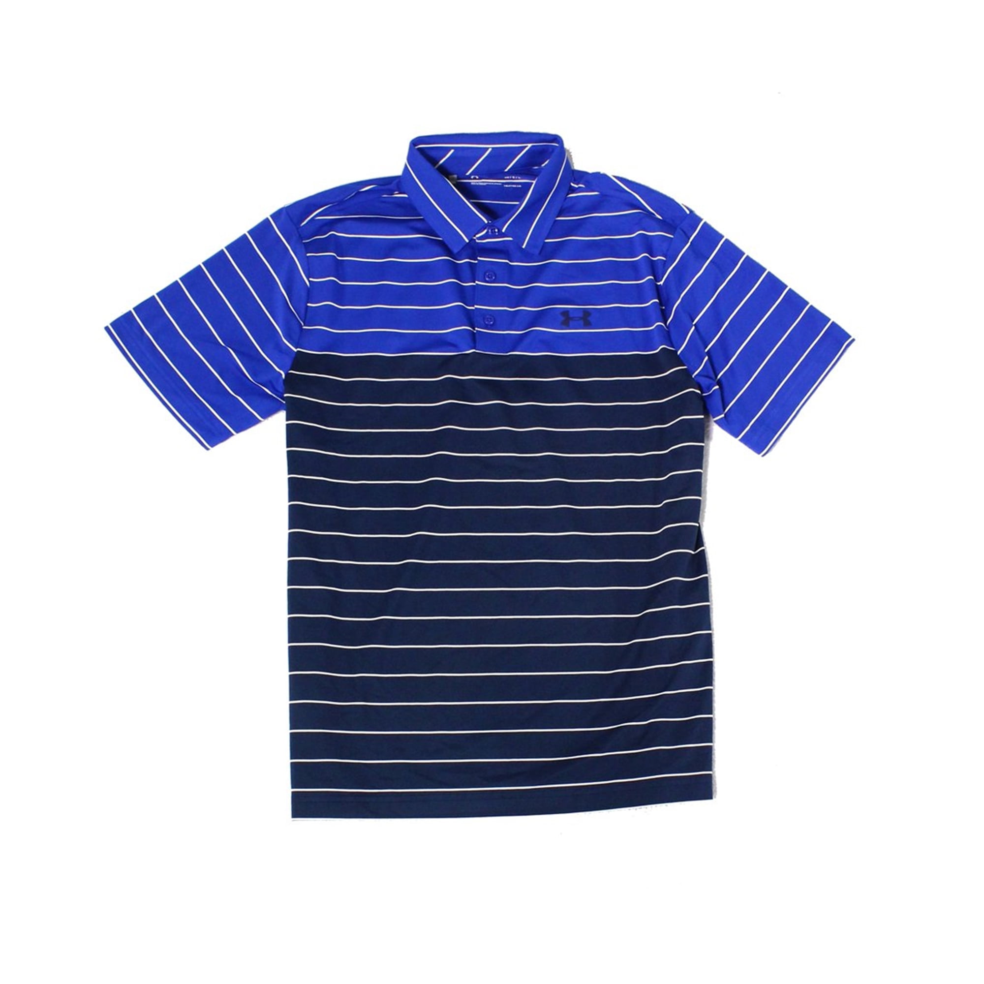 Under Armour Mens Pinstripe Rugby Polo Shirt, Blue, Small - Walmart.com