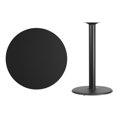 thumbnail image 2 of Bowery Hill 36" Round Restaurant Bar Table in Black, 2 of 2