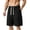 #459-Black, variant on Mens Cargo Shorts Loose Breathable Sports Knee Length Casual Shorts With Crinkled Texture For Summer Gift