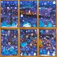 thumbnail image 4 of Honmine Christmas Snowflake Window Clings Winter Wonderland Decal Stickers Let it Snow Reindeer Snowman Window Seasons Decals for Elk Snowball HOME Kitchen Living Room, 4 of 8