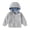 Gray, variant on akafmk Boys Zip Up Hoodie Sweatshirt Long Sleeve Casual Jacket with Checkered Hood Lining and Front Pocket School Outerwear Fall Clothes, Size 4-5 Years
