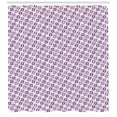 thumbnail image 3 of Ambesonne Pinwheel Shower Curtain, Swirling Floral Style, 69"Wx84"L, Dark Purple Violet, 3 of 3