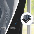 thumbnail image 2 of Ombre Navy Wave Pattern Blackout Curtains,2 Panels Set,42x63 Inch,Thermal Insulated Grommet Top Window Drapes, 2 of 7