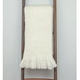 thumbnail image 4 of Supreme Soft White Handloomed Throw Blanket, 4 of 4